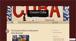 Desktop Screenshot of cousincuba.wordpress.com