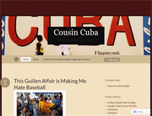 Tablet Screenshot of cousincuba.wordpress.com