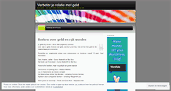 Desktop Screenshot of meermetgeld.wordpress.com