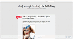 Desktop Screenshot of blogmegorgeous.wordpress.com