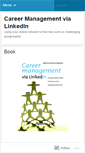 Mobile Screenshot of careermanagementvialinkedin.wordpress.com