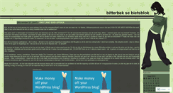 Desktop Screenshot of bitterbek.wordpress.com