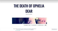 Desktop Screenshot of opheliadear.wordpress.com