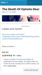 Mobile Screenshot of opheliadear.wordpress.com