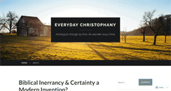 Desktop Screenshot of christophany.wordpress.com