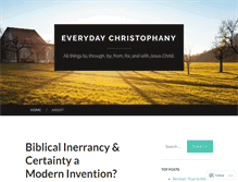 Tablet Screenshot of christophany.wordpress.com