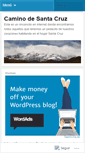 Mobile Screenshot of caminodesantacruz.wordpress.com