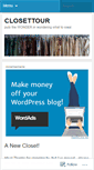 Mobile Screenshot of closettour.wordpress.com