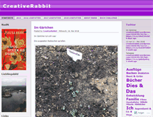 Tablet Screenshot of creativerabbit.wordpress.com