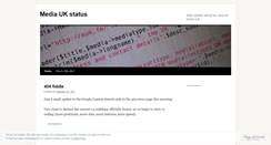 Desktop Screenshot of mediauk.wordpress.com