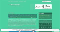 Desktop Screenshot of msadamseve.wordpress.com