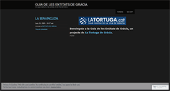 Desktop Screenshot of latortugadegracia.wordpress.com