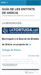 Mobile Screenshot of latortugadegracia.wordpress.com