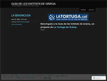 Tablet Screenshot of latortugadegracia.wordpress.com