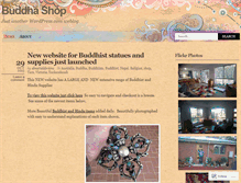 Tablet Screenshot of buddhistshop.wordpress.com