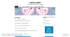 Desktop Screenshot of finalmentevamoscasar.wordpress.com