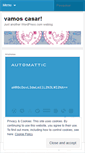 Mobile Screenshot of finalmentevamoscasar.wordpress.com