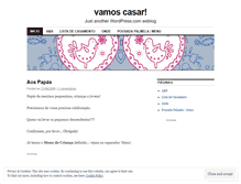 Tablet Screenshot of finalmentevamoscasar.wordpress.com