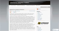 Desktop Screenshot of cicloturismecat.wordpress.com