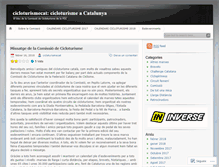 Tablet Screenshot of cicloturismecat.wordpress.com