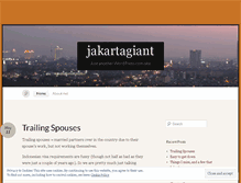 Tablet Screenshot of jakartagiant.wordpress.com