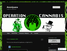 Tablet Screenshot of anonijuana.wordpress.com