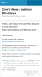 Mobile Screenshot of howblindcanjusticebe.wordpress.com