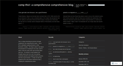 Desktop Screenshot of compthis.wordpress.com