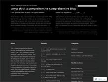Tablet Screenshot of compthis.wordpress.com