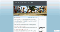 Desktop Screenshot of berkleeonthebayou.wordpress.com