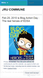 Mobile Screenshot of jrucommune.wordpress.com
