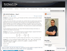 Tablet Screenshot of mathproblems123.wordpress.com