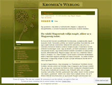 Tablet Screenshot of kromek.wordpress.com