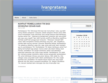 Tablet Screenshot of ivanpratamao.wordpress.com