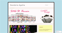 Desktop Screenshot of desideriaagatha.wordpress.com
