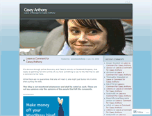 Tablet Screenshot of caseyanthony.wordpress.com