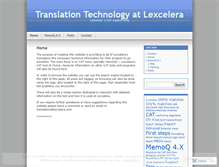 Tablet Screenshot of lexcelera.wordpress.com