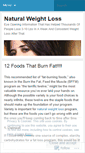 Mobile Screenshot of naturallylosingweight.wordpress.com
