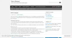 Desktop Screenshot of macroanalysis.wordpress.com