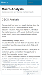 Mobile Screenshot of macroanalysis.wordpress.com