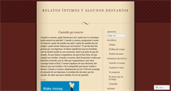 Desktop Screenshot of desdeotrarealidad.wordpress.com