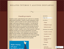 Tablet Screenshot of desdeotrarealidad.wordpress.com