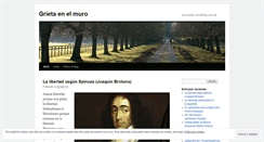 Desktop Screenshot of grietaenelmuro.wordpress.com