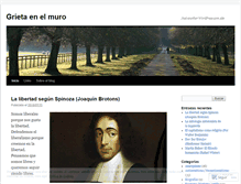 Tablet Screenshot of grietaenelmuro.wordpress.com