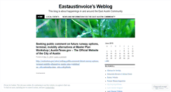 Desktop Screenshot of eastaustinvoice.wordpress.com