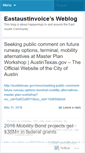 Mobile Screenshot of eastaustinvoice.wordpress.com