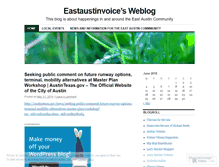 Tablet Screenshot of eastaustinvoice.wordpress.com