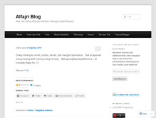 Tablet Screenshot of alfajriblog.wordpress.com