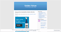 Desktop Screenshot of goldenvoices.wordpress.com