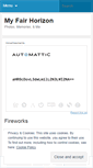 Mobile Screenshot of fairhorizon.wordpress.com